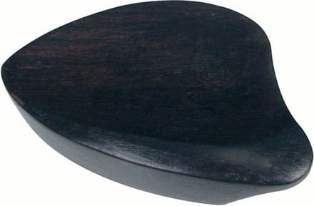 ELS CR-023E chinrest 'Morawetz'-style, made in India, ebony, no screws, no cork