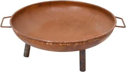 Vuurkorf - Buitenhaard - Terrasverwarming - Stalen constructie - 67.5 cm - Bruin