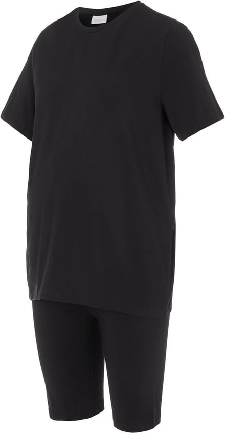 MAMALICIOUS - MLSALLY SOLID T-SHIRT & SHORTS SET NOOS - Dames - T-shirts