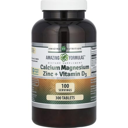 Nutrition exceptionnelle, formules exceptionnelles, calcium, magnésium, zinc et vitamine D3, 300 comprimés