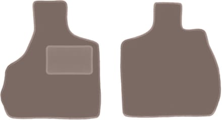 Beige voormatten voor: Chrysler Voyager IV 7-zits (2000-2008)