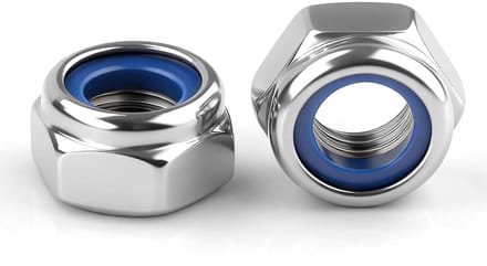 Solidchoice - Set van 60 M5 Zelfsluitende RVS Moeren voor Diverse Toepassingen