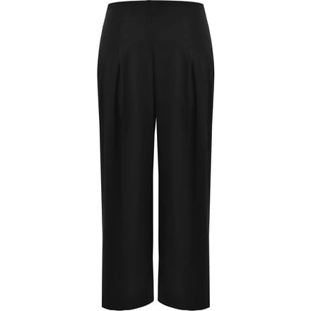 Satijnen hoge taille brede broek voor dames Mat Fashion