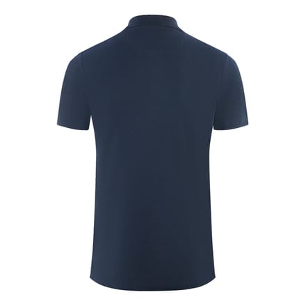 Aquascutum Boxed Logo Navy Blue Polo Shirt
