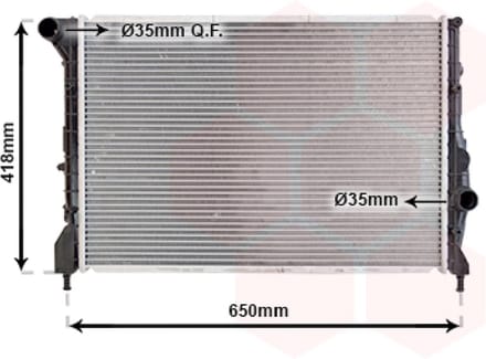Van Wezel - RADIATOR VOOR ALFA ROMEO 147 937 2000-2004 46842843