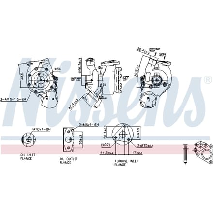 Supercharger, drukvulling NISSENS 93186
