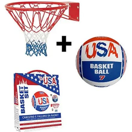 Basketbalaccessoires voor ring en bal Sport One