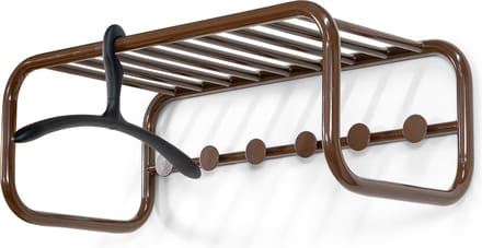 Spinder Design kapstok Retro Kapstok - Chocolate Brown - 6 haken - Staal