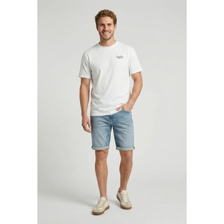 Cars Jeans Keyno Ts White Größe: M | Basic T-Shirts Outlet | Herren | Weiß