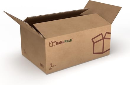 25x Verhuisdozen en Verzenddozen Karton Bruin 350x240x150 mm - Stevig Golfkarton