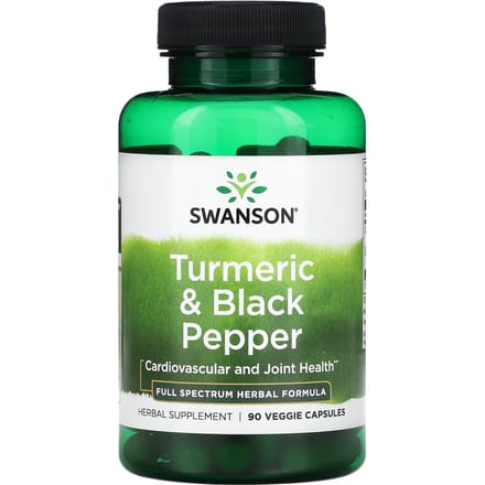 Kurkuma & Zwarte Peper, Veggie Capsules 90