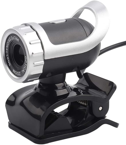 Vt products - HD-Webcam - USB 2.0 Webcam - Draaibaar met Microfoon - Zilver - Videobellen Webcam - Geschikt voor Pc Mac Laptop