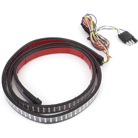 60-inch LED Achterklep Lampbalk Rijlicht 3 Rijen Chips IP65 Waterdicht 12-24V Universeel black