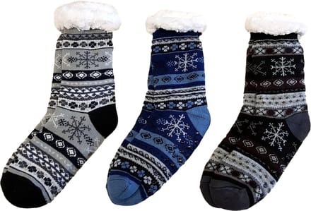 Belucci Warme Antislip Huissokken set van 3 paar ! Maat 39-45