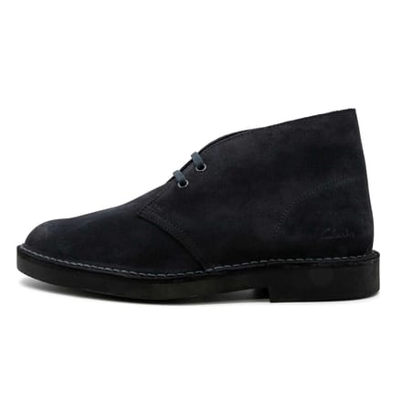 CLARKS Desert Bt Evo Heren Veterschoenen - Navy Suede