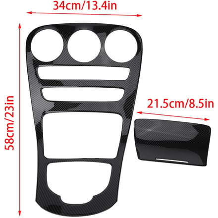 Decoratiepaneel voor middenconsole voor Benz C-klasse W205GLC-klasse W253 1518 black
