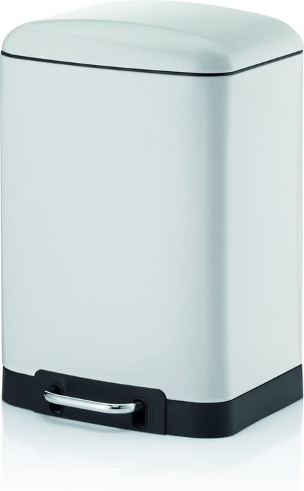 Afvalemmer RVS Wit, 12 L - Kela | Davino