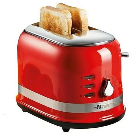 Ariete 0149/10 - Moderna broodrooster - 2 sneden - 6 standen - 815 Watt - rood