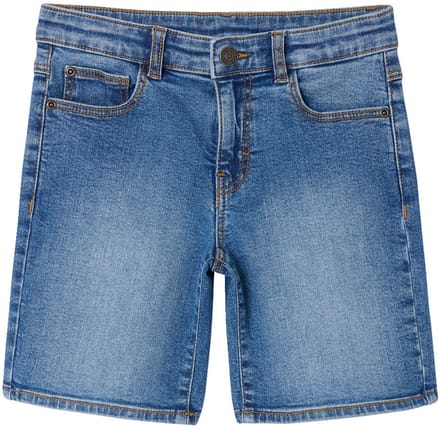 Vertbaudet Bermuda in denim voor jongens met verstelbare taille