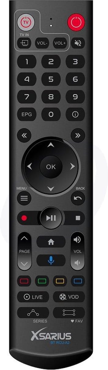 Xsarius afstandsbediening Advanced IR & Bluetooth Voice RCU-A2