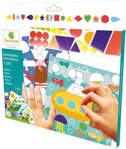 Sycomore knutselset speelgoed - Gommette Garcon stickers 3 jaar+.