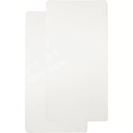 Meyco Baby Uni hoeslaken co-sleeper - 2-pack - offwhite - 50x90cm