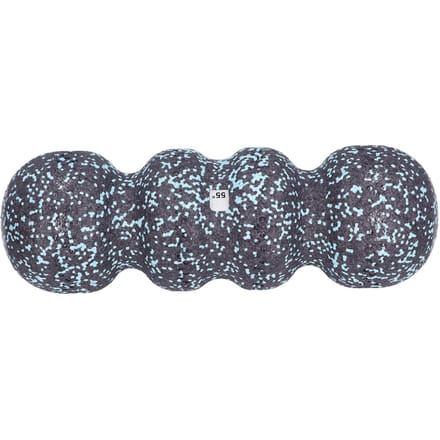 Foamroller met groeven Spierontspanning Hoge dichtheid Spierroller voor wervelkolom Pezen Nek black