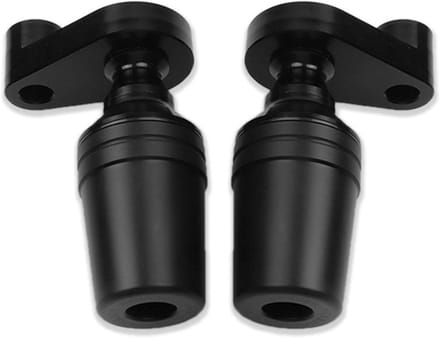 Frame sliders - Crashbescherming motor - Bescherming bij val - Minimaliseert schade - 1 paar - Zwart