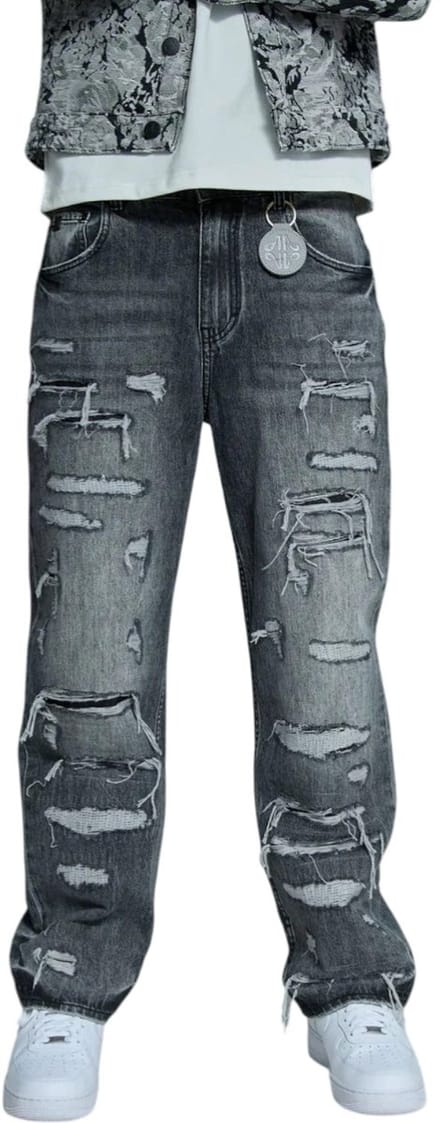 Amicci Heren Jeans Grijs AMJ113/GRW Manuel