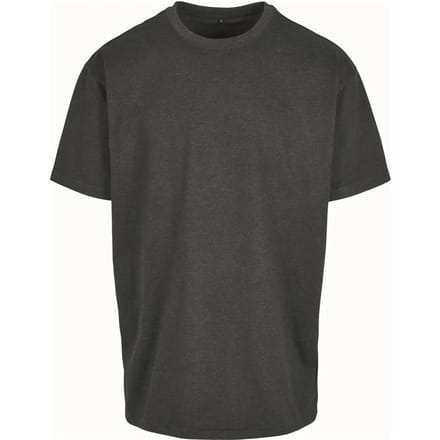 Build Your Brand - Heavy Oversized T-Shirt - Charcoal (Heather) maat M