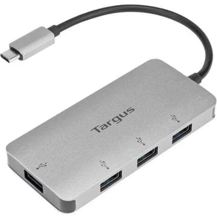 Targus USB-C to 4-Port USB-A Hub USB hub - 4 - USB 3.2 - Zilver