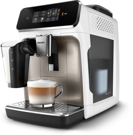 Philips Series 2300 EP2333 - automatic coffee machine with cappuccinatore - 15 bar - white/chrome