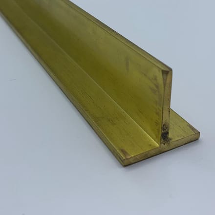 Messing T-Profiel - 40x40x4mm, 1000mm