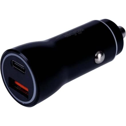 Akyga 36W Autolader Voor Telefoons Met Quick Charge 3.0, Usb-A En Usb-C.