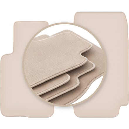 PREMIUM beige matten voor: BMW Z3 E36/7 cabriolet 1997-2002