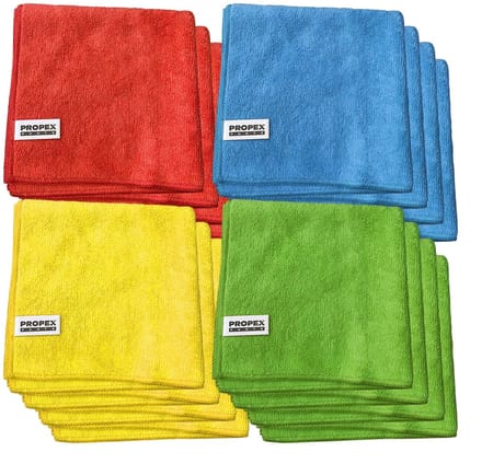 Propex Parts Microvezeldoeken - Assorti Kleuren - 40 x 40 cm - 16 stuks