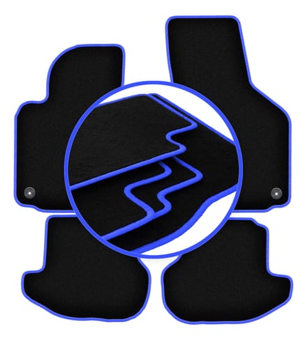 CARLUX-BLUE automatten voor: Volkswagen Eos cabrio (2005-2015)