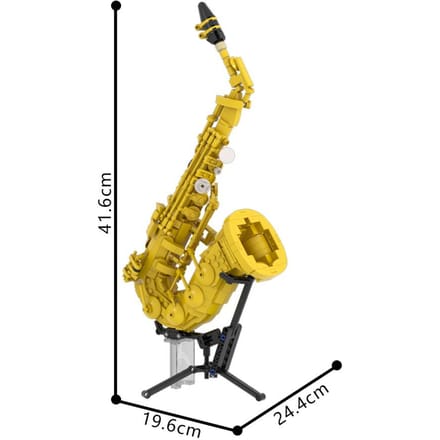 MOC-229479 Blocs de construction Saxophone yellow