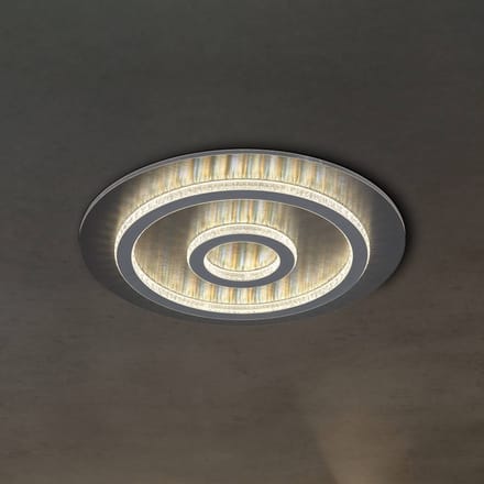 Globo LED plafondlamp Jayden, zwart/antraciet, CCT, dimbaar