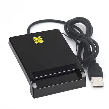 eID kaartlezer USB-A-eID Kaartlezer Identiteitskaartlezer-ID Reader voor Identiteitskaart - Voor Windows/Mac/Linux-Plug & Play kaartlezer voor bankieren