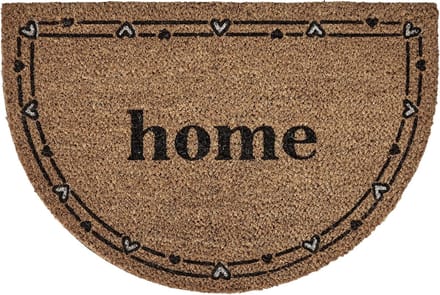 MD Entree - Deurmat - Kokosmat - Finesse - Hearts Border Home - 40 x 60 cm