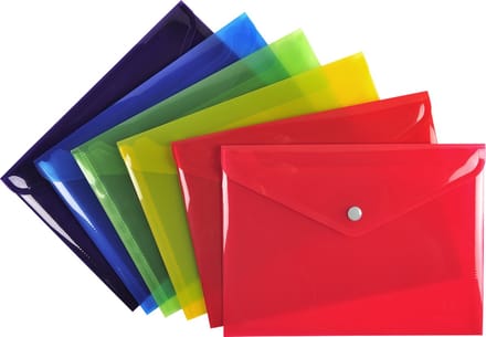 Exacompta 30x Iderama - etui met drukknop in polypropyleen - Geassorteerd - 34440E