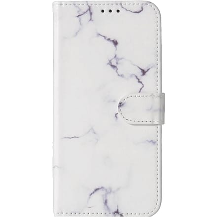 Comfycase Samsung Galaxy S10 Plus Marmer Bookcase Hoesje Wit