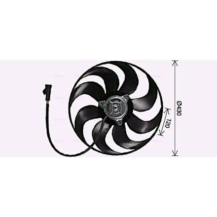 Koelventilatorwiel, motorkoeling AVA COOLING PE7559