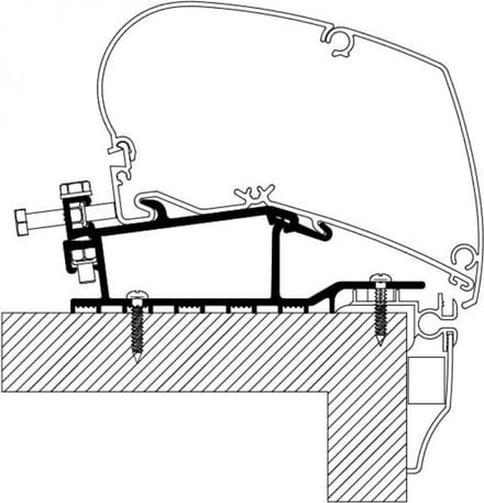Thule Hobby Caravan 2009 Roof Adapter