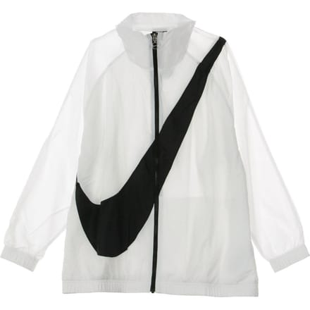 Dameswindjack W Swoosh Jkt Wvn Cb Wit/wit/zwart