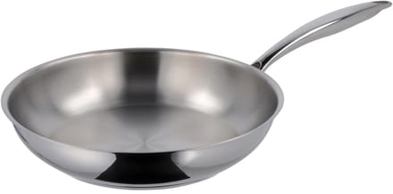 SILVERCREST - Rvs koekenpan 24 cm - Bakpan - 6mm dikke bodem - pan voor alle warmtebronnen - zie beschrijving vor tips!