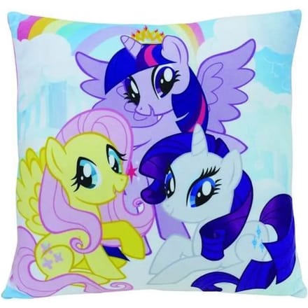 Vierkant bedrukt kussen voor kinderen Jemini My Little Pony