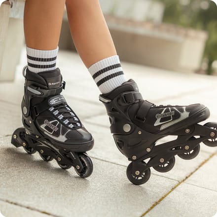 RAVEN Spirit 3-in-1 Verstelbare Skeelers 40-43 Zwart/Wit