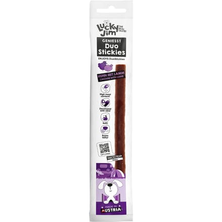 Voordeelpakket: 3x15g Lucky Jim DuoStickies kip met lam hondensnacks